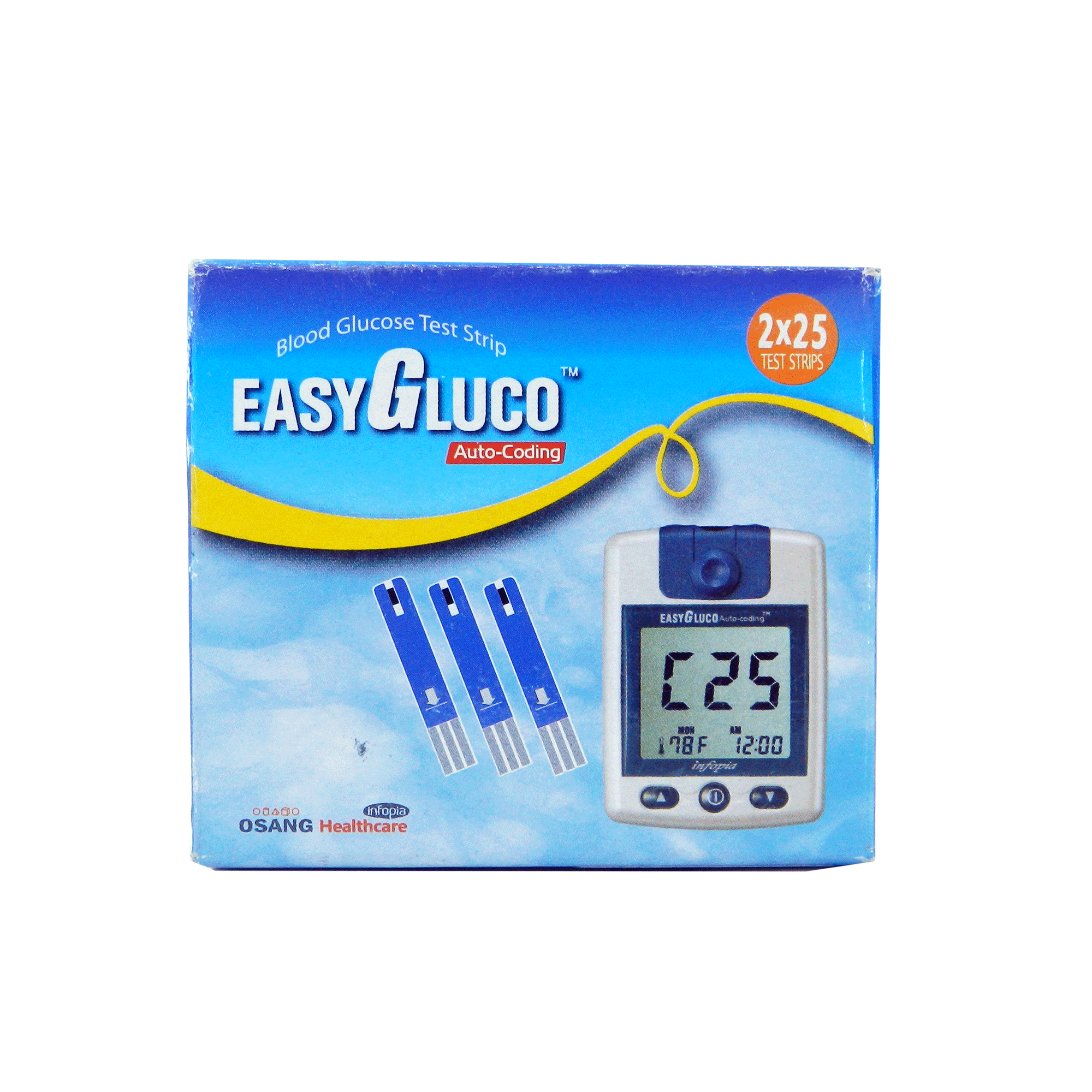 Easy Gluco glucometer strips (50 pcs)