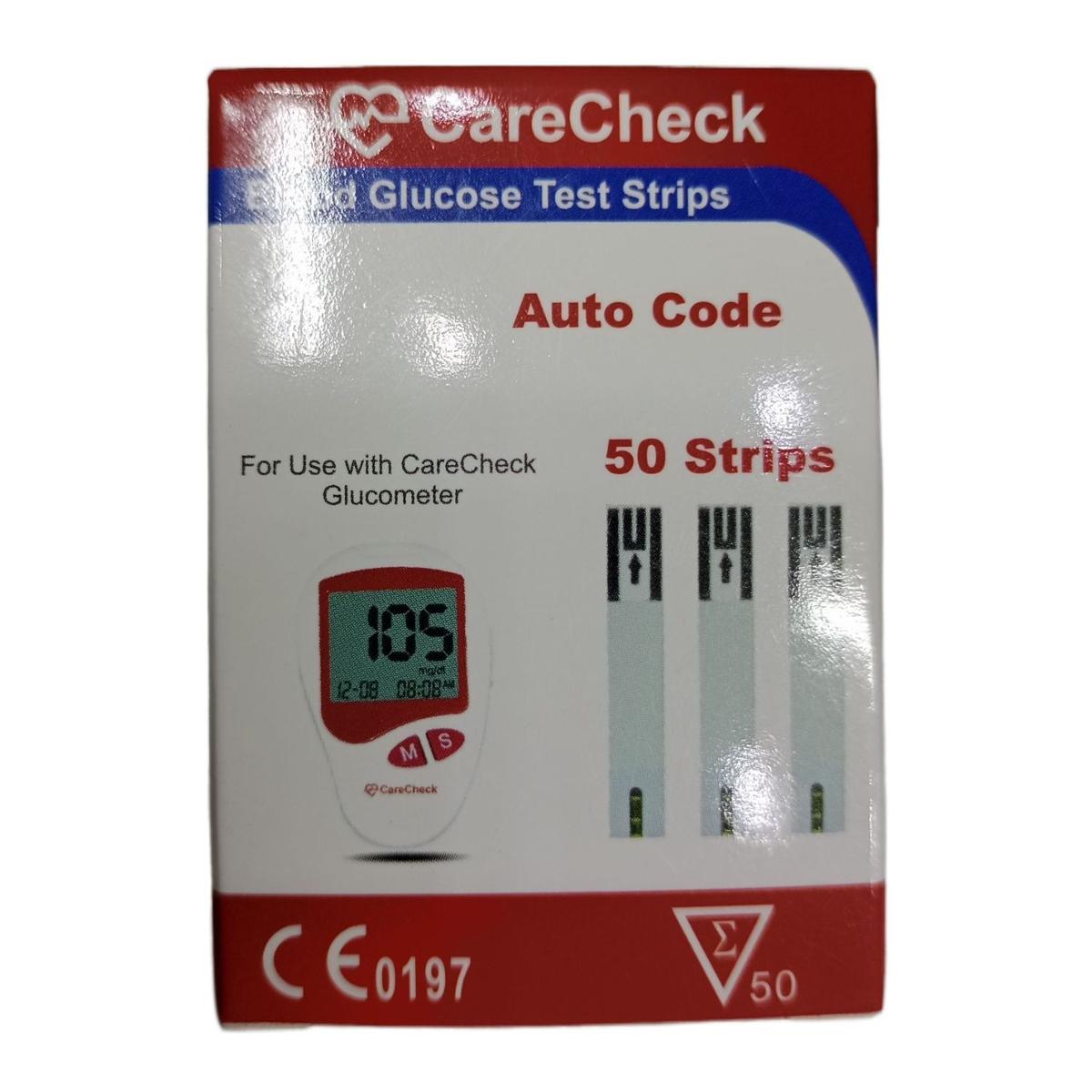 Care check glucometer strips (50 pcs)