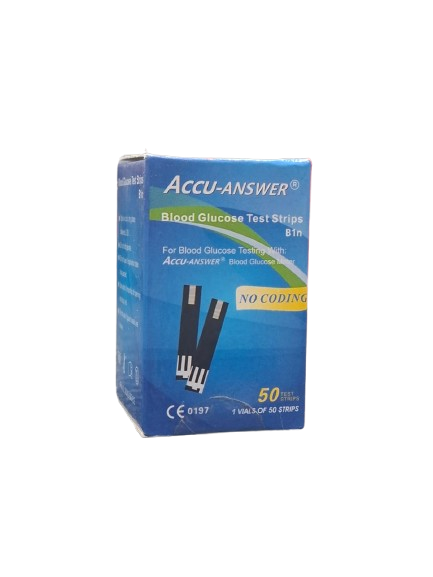 Accu Answer glucometer strips (50 pcs)