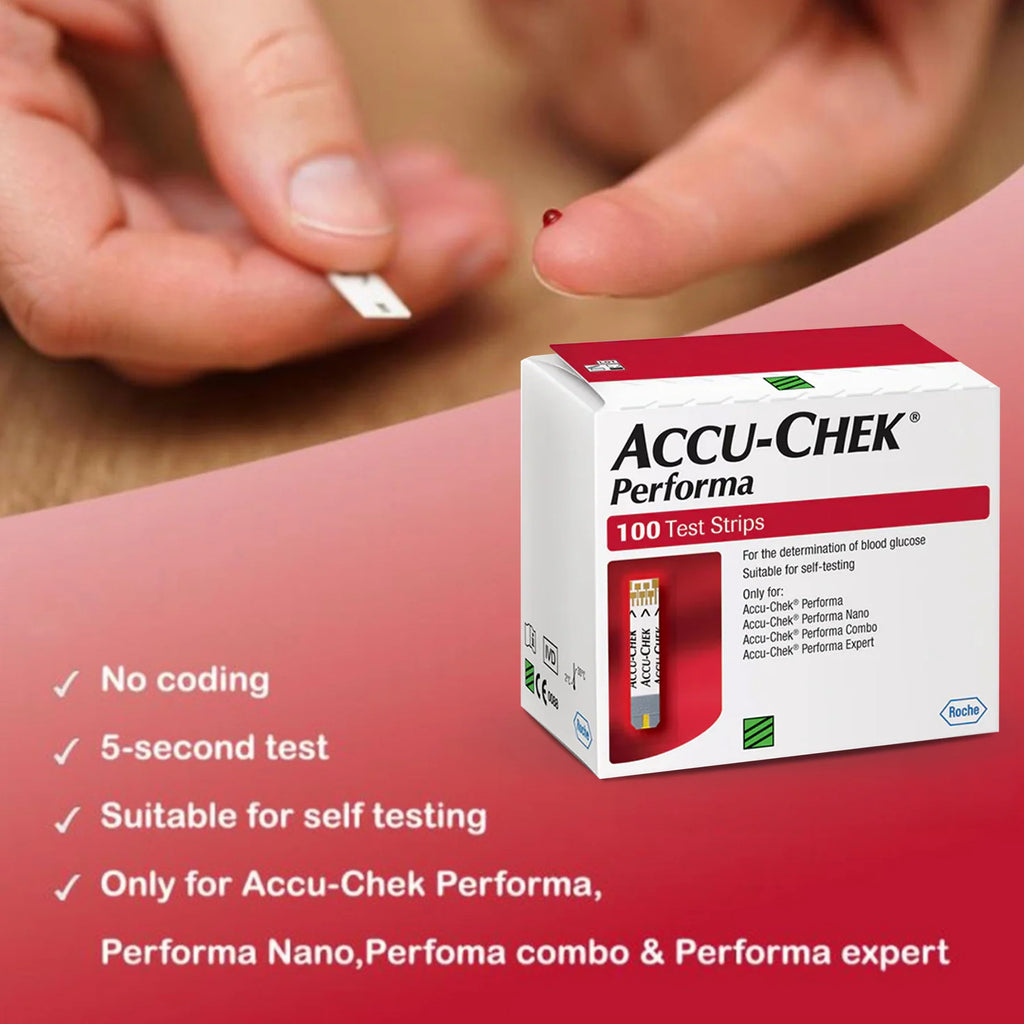 Accu-chek Performa glucometer strips (100 pcs )