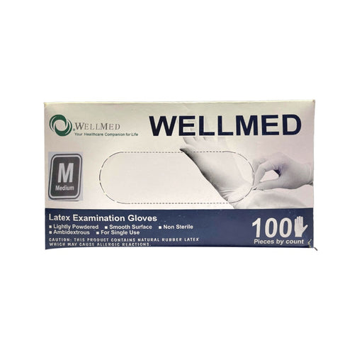 WellMed Exmination Gloves ( latex )