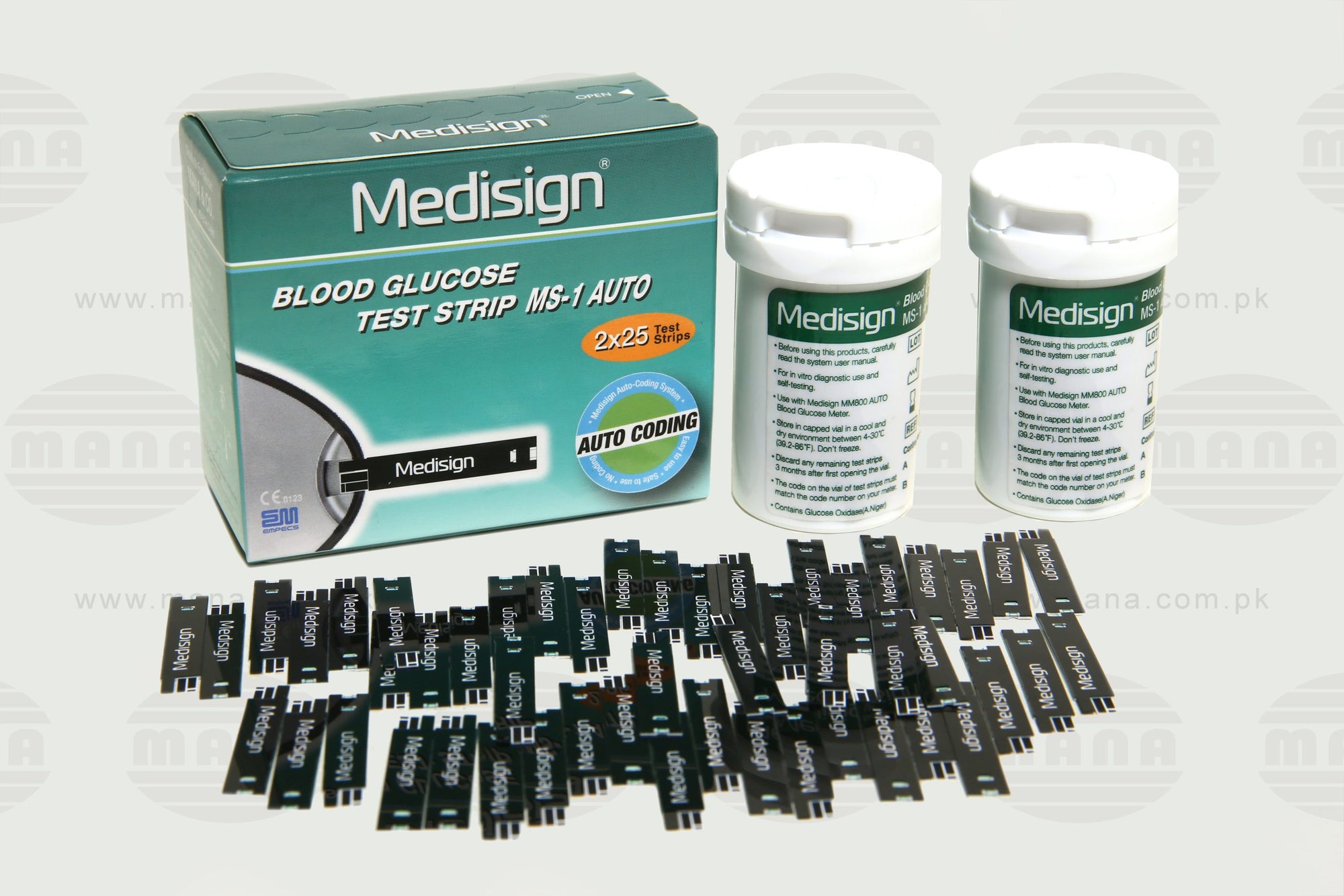 Medi Sign glucometer strips (50 pcs)