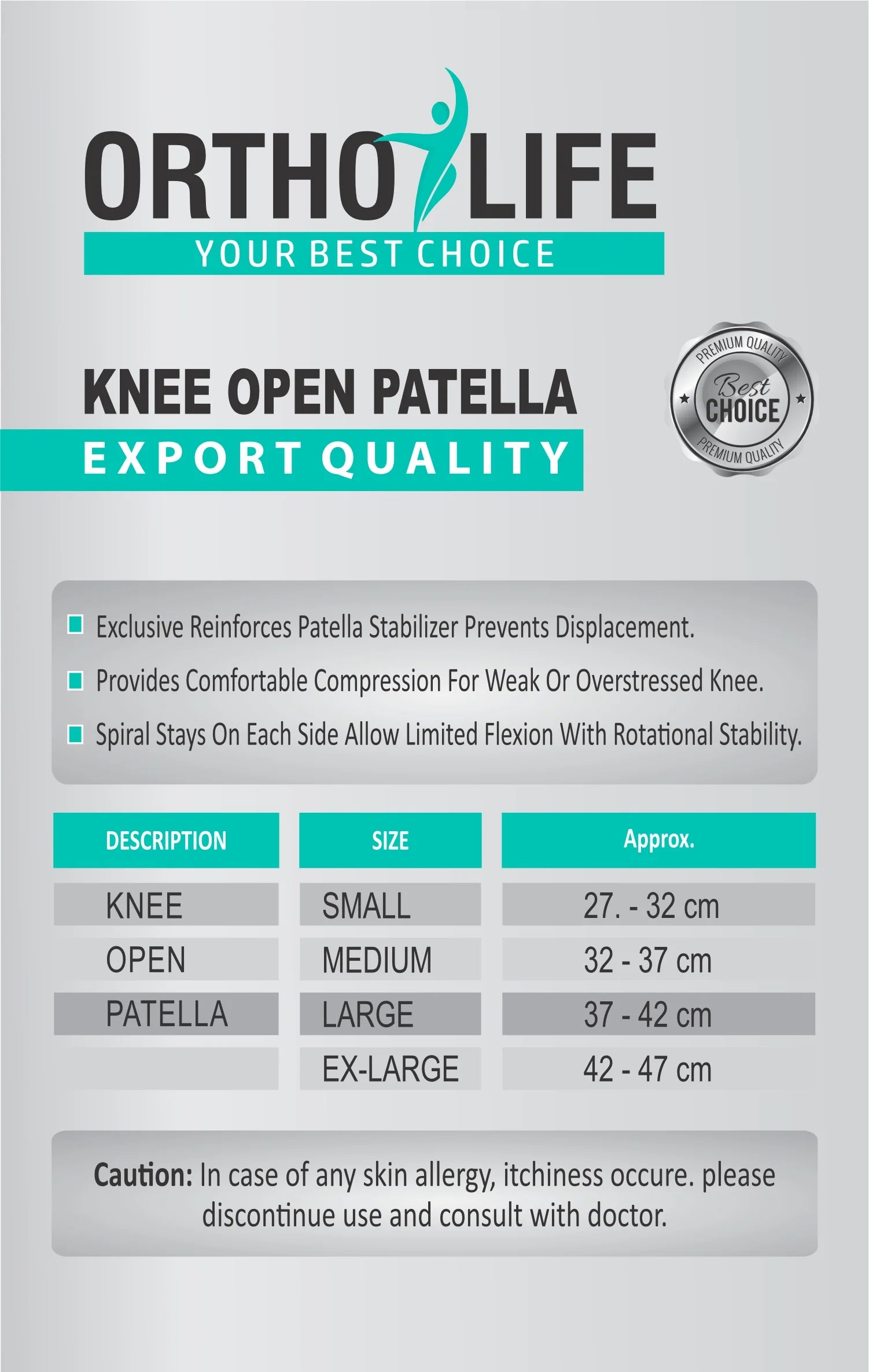 OrthoLife Knee Open Patella