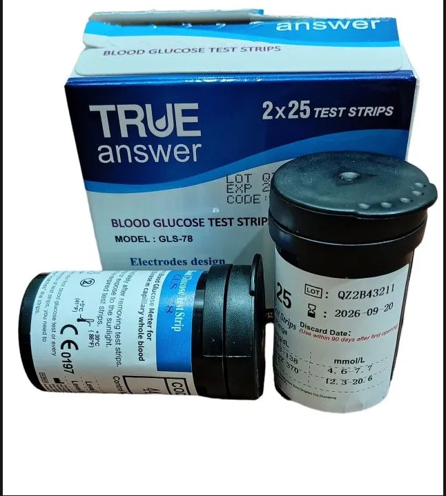 True Answer glucometer strips (50 pcs)