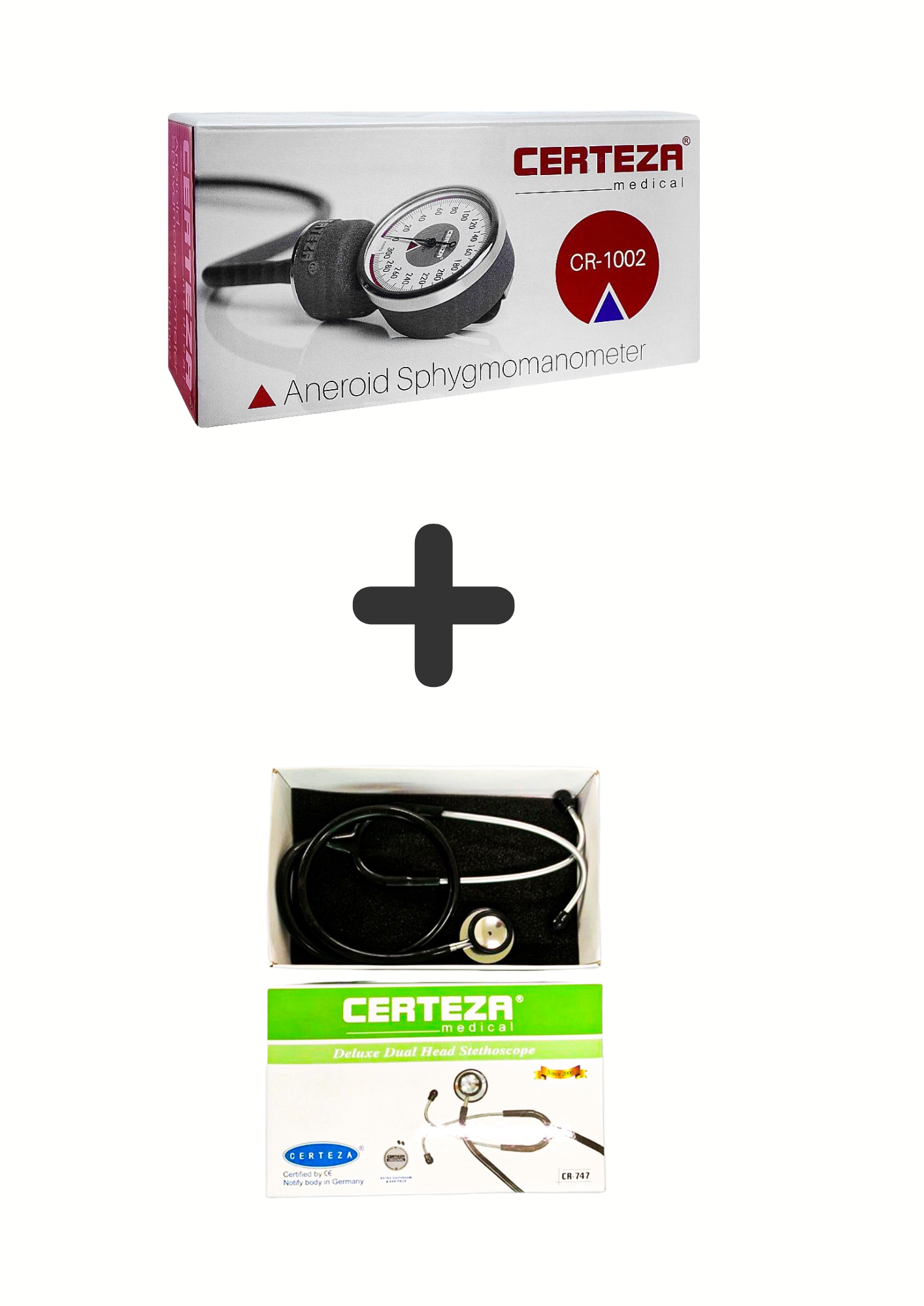 Certeza 1002 manual bp apparatus + certeza  CR 747 bundle