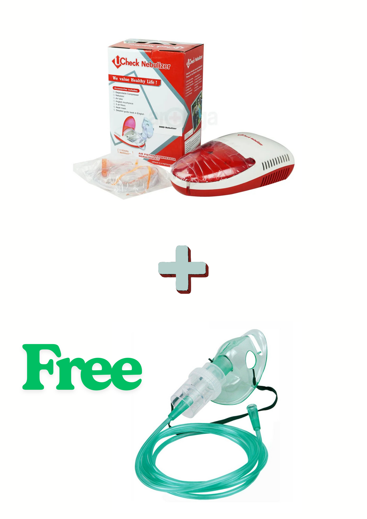 Ucheck nebulizer + free nebulizer kit