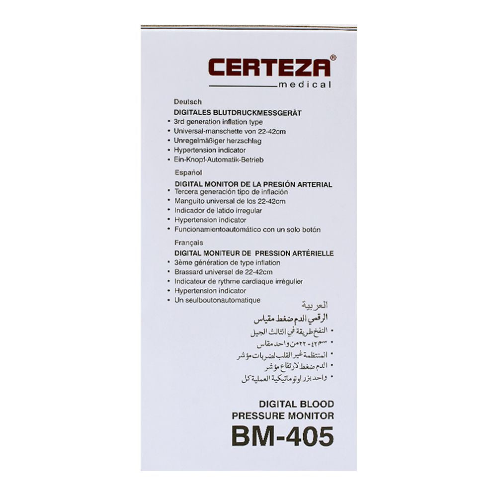 Certeza BM 405 digital BP apparatus