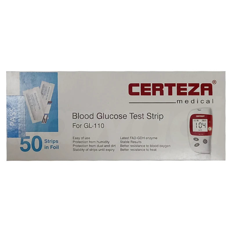 Certeza GL 110 glucometer strips (50 pcs)