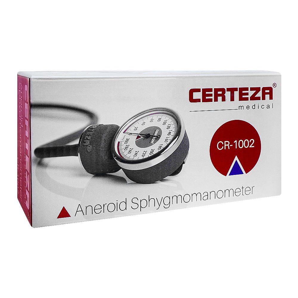 Certeza 1002 manual BP apparatus