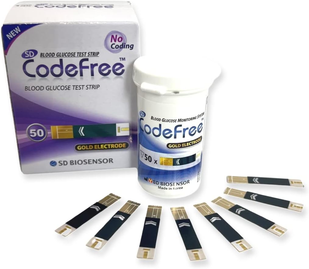 Code free glucometer strips ( 50 pcs )