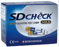 SD check glod glucometer strips (50 pcs)