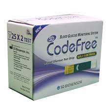 Code free glucometer strips ( 50 pcs )