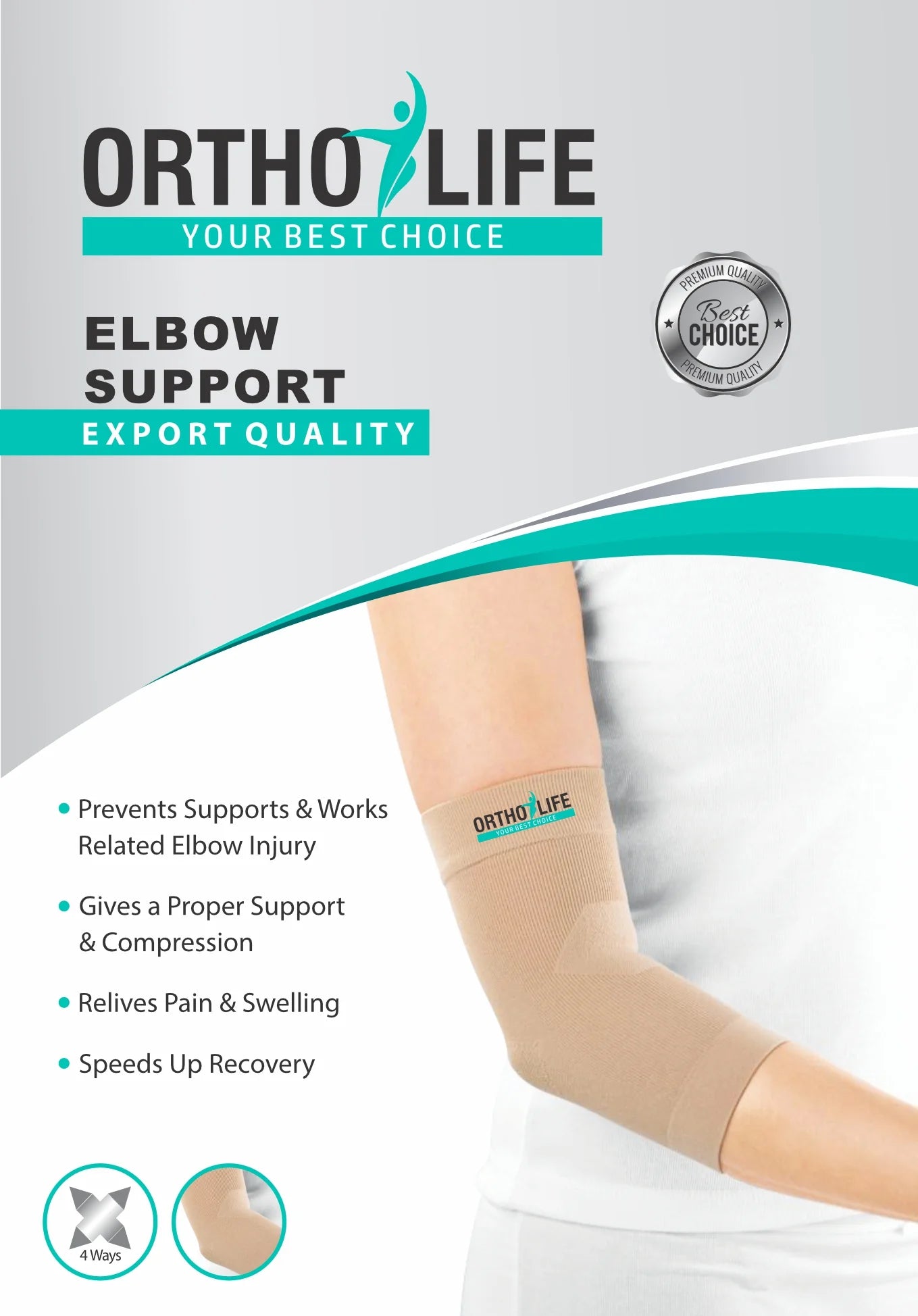 OrthoLife Elbow Support (single)