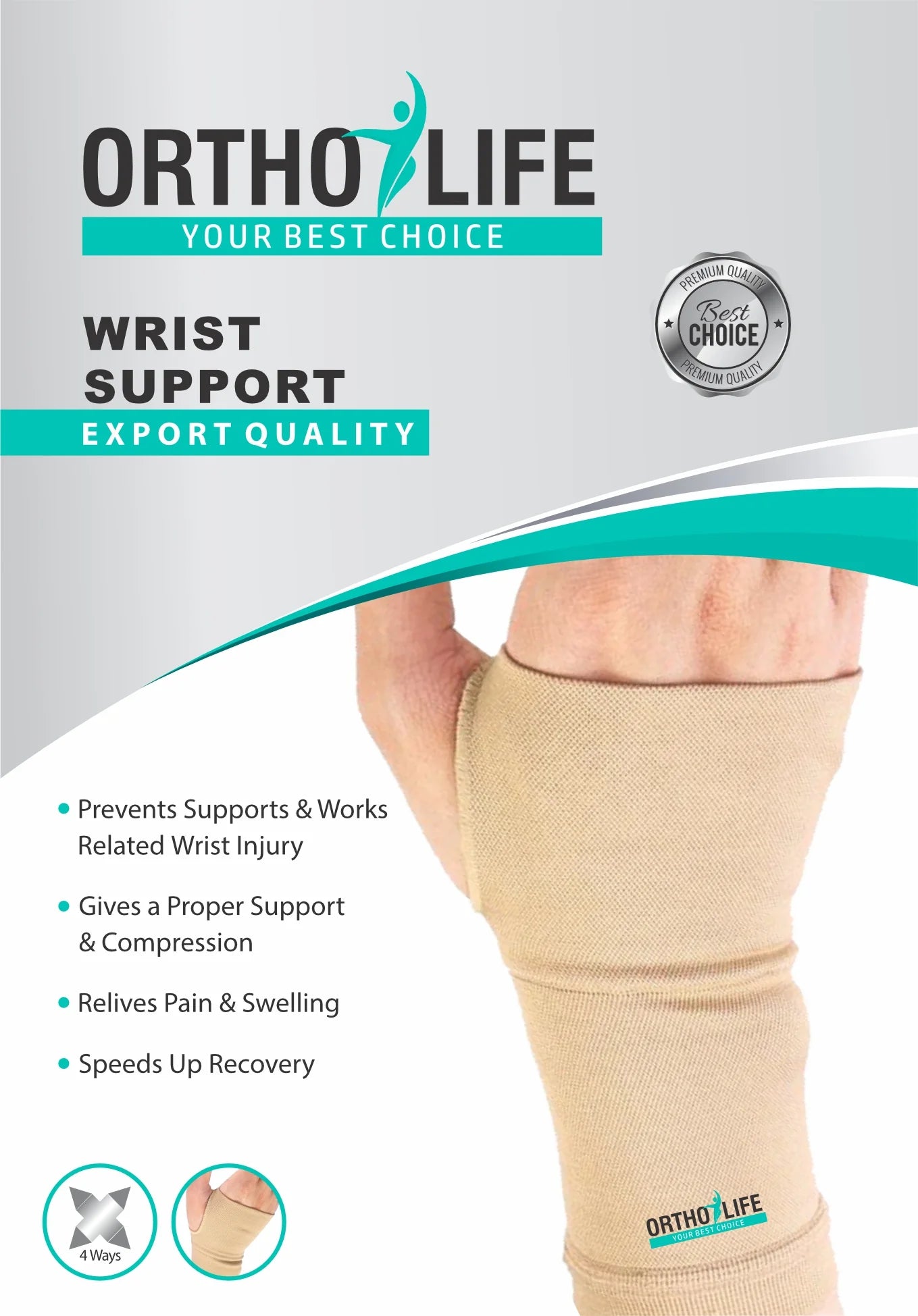 OrthoLife Wrist Support ( single )
